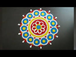 Latest Rangoli Design Beautiful Flower Rangoli Designs For Diwali Rangoli Design Easy Kolam 2021 See more ideas about rangoli designs, kolam designs, simple rangoli. beautiful flower rangoli designs