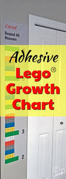 What A Great Idea To Use A Lego Growth Chart Kids Love