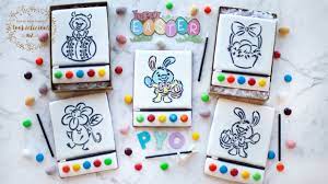 Place your paint & brush kit bag into the ultra clear cookie bag. How To Make Paint Your Own Pyo Cookies For Easter Youtube