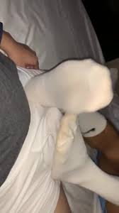 White Sockjob Over Underwear - ThisVid.com