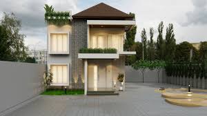 Rumah modern minimalis 2 lantai bergaya eropa 33. Denah Dan Konsep Rumah Kecil Minimalis 2 Lantai Interiordesign Id