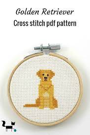 Easy you get a pattern in colorblocks and symbols. This Cute And Minimalist Golden Retriever Cross Stitch Pdf Pattern Is Part Of A Dog Breed Line That I Cross Stitch Cow Bunny Cross Stitch Cross Stitch Patterns