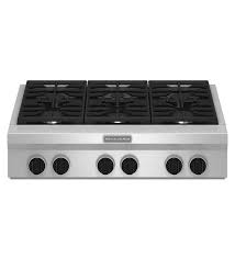 kitchenaid kgcu467vss gas cooktop