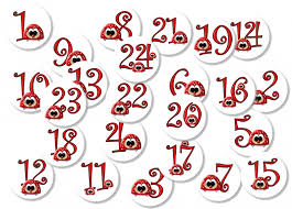 24 Stuck Button Adventskalender Zahlen Kafer 1 24 Weihnachten Diy Pins Adventszahlen Adventskalender Adventskalenderzahl