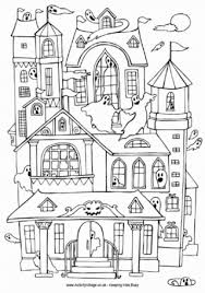 Halloween coloring pages haunted house. Haunted House Colouring Pages House Colouring Pages Halloween Coloring Halloween Coloring Pages
