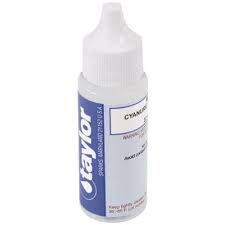 Did you know when you pay $2 for a gallon of bleach you pay $2 for <1% chlorine and 99% for water. Taylor Part Tay 45 1137 Taylor 3 4 Oz Test Kit Replacement Reagent Refill Bottles Cyanuric Acid Reagent Pool Testing Home Depot Pro