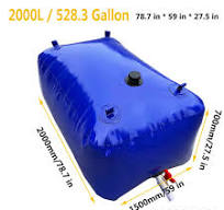 Amazon.com : URUAST 2000 L / 528 Gal Foldable Large Capacity ...