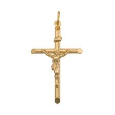 Mens necklaces, chains and dog tags. Iced Out Crucifix Gold Cross Pendants Uk Gold Pendants