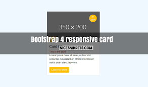 This straightforward plan is made utilizing the html5, css3 and js content. Bootstrap 4 Responsive Card Design Example
