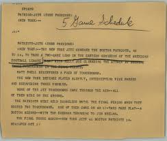 If possible, get a sample of a recent sports news script. News Script Sports Unt Digital Library