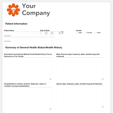 Head To Toe Nursing Assessment Form