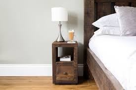 New fashion furniture collection original custom sized bed. Slim Bedside Table Branson Narrow Wooden Bedside Table Eat Sleep Live