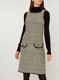 Tall Ivory And Black Boucle Shift Dress Shift Dresses Uk Dresses Clothes For Women