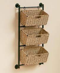 Hanging Seagrass Wall Baskets Baskets On Wall Diy Furniture Wall Basket Storage