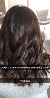 Couleur cheveux chocolat avec mèches caramel beauté en. Couleur Marron Glace Leila Coiffeuse Adomicile