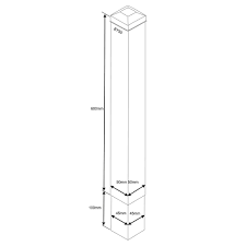 Check spelling or type a new query. By50 50mm Post 0 6m Long Sleeve In Post Extension Fence Posts To Site