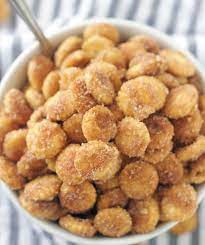 Sweet Salty Churro Toffee Snack Mix 5 Boys Baker Recipe Snack Mix Recipes Snacks Yummy Snacks