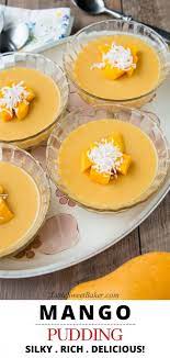 Mango Pudding Video Recipe Mango Dessert Recipes Mango Pudding Asian Desserts