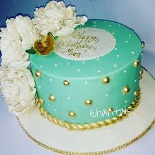 It's time to celebrate—not just your little one's first year of life but also your awesome first year as a mom. Mint Green And Gold Goodness Chantals Cakes Owerri 08023112303 60th Birthday Cakes Sweet 16 Cakes Green Cake