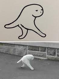 Poorly Drawn Cat Cat Art Art Cat Drawing
