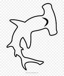 Some of the coloring page names are hammerhead shark coloring gallery coloring for, a realistic drawing of hammerhead shark coloring click on the coloring page to open in a new window and print. Hammerhead Shark Coloring Page Tiburon Martillo Facil De Dibujar Hd Png Download Vhv