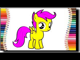 Mewarnai gambar my little pony yang cantik care bears pinterest. Belajar Mewarnai Gambar Little Pony