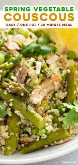 Martha stewart israeli couscous salad. One Pot Spring Vegetable Couscous With Chicken Belly Full