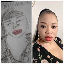 This is my beautiful drawing love game happy birthday ma'am Blessed Nneka  Olamide Oke Aminat Oboni Glory Onyiiswitxtgirl