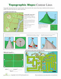 How To Read A Topographic Map Teaching Geography Social Studies Worksheets Map Worksheets