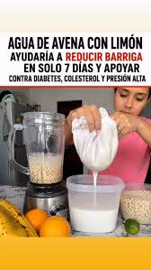 😱Muchos toman agua de avena con limón creyendo que es una bebida  milagrosa, pero el detalle más importante casi nunca lo cuentan., ⬇️Hay una  forma incorrecta de prepararla que puede hacer que no ...