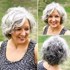 Pin By Maia Rainwood On Hair Grey Curly Hair Curly Hair Styles Long Silver Hair