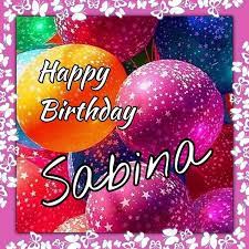 Buon Compleanno Sabina Happy Birthday Greetings Happy Birthday Ballons Happy Birthday Frame