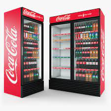 The weigted average price for a used coca cola fridge is $483. Coca Cola Fridges 3d Model