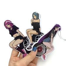 Hot Sale Jdm Anime High Quality Cute Sex Girl Car Air Freshener Fresher  Auto Rearview Mirror Perfume Accessories Pendant