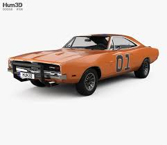 3d Model Of Dodge Charger General Lee 1969 Dodge Charger Dodge 3d Model