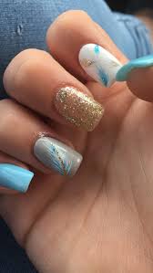Have a look at these 60 latest simple, but very cute nail art tutorials for your short nails. Summer Nail Designs Light Blue Confession Of Rose