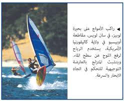 التزلج الشراعي على الأمواج أنواعه معداته
