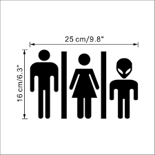 2015 Funny Alien Toilet Sign Diy Door Sticker Decal Bathroom Door Sign Black Review More Details Here Home Diy Wal Door Signs Diy Door Signs Sticker Sign