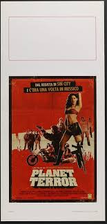 Planet Terror 2007 Italian Locandina Horror Movie Poster Zombie Action Sin  City