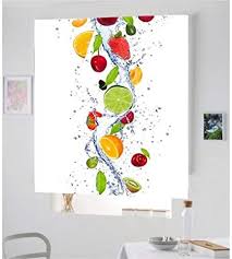Los estores enrollables opacos para cocinas no son muy empleados, aun así, puedes encontrar diferentes modelos en nuestra web por lo que vestir tus. Estor Iroa Digital Cocina Fruta 001 Estores Enrollables Translucidos 160x170 Amazon Es Hogar