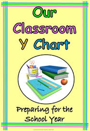Our Classroom Y Chart Back To School Or End Of Year Fun Printable Worksheet