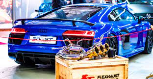 Our Sound Travels Far This Time In Poland Warsawmotorshow Audi R8 V10 X Fiexhaust Audi Audi R8 V10 Large Cars