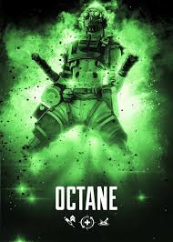 Apex Legends Explosion Characters Octane Displate Artwork By Artist Royston Malcomber Part Of A Displate Http Geek Character Art Anime Poster Prints