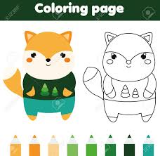 Süße linie symbol fuchs gesicht cartoon malvorlage fuchs fuchs gesicht malvorlage fuchs malen online finden sie eine vielzahl an wunderschönen fuchs malvorlage welche sie einfach und bequem. Malvorlage Mit Fuchs Kinderaktivitaten Zeichnen Druckbares Arbeitsblatt Fur Kleinkinder Lizenzfrei Nutzbare Vektorgrafiken Clip Arts Illustrationen Image 85336204