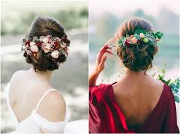 To emphasize the tenderness of the bridal look, pay attention to wedding hairstyles with flowers. 45 Wedding Hairstyles With Flower Crowns Perfect For Your Wedding Deer Pearl Flowers
