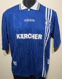 They have spent most of their history playing in the german bundesliga, with the exception of a few seasons during the 1980's when they were relegated to the 2nd tier of german football. 90s Schalke Home Shirt By Adidas Retro Football Shirts Vintage Football Shirts Football Shirts