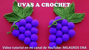 Hacer una casa de cartulina los materiales que necesitarás son los siguientes: Uvas A Crochet Paso A Paso Para Adorno De Cocina En Video Tutorial Manualidades Youtube