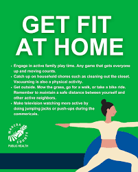 No gym? No worries! Get your fitness on in the comfort of your own home  with these simple tips to get started. #PhysicalActivitiy #MadHealthy ¿No  tienes gimnasio? ¡No te preocupes! Ponte en