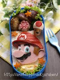 マリオ弁当 キュートな料理 食べ物のアイデア 日本食のアート