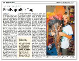 Artikel In Der Nurnberger Zeitung Emils Grosser Tag Jenaplan Schule Nurnberg
